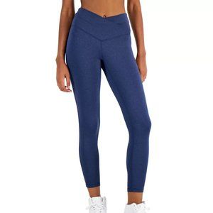 Jenni On Repeat Crossover Full Length Leggings, Navy Blue, XS